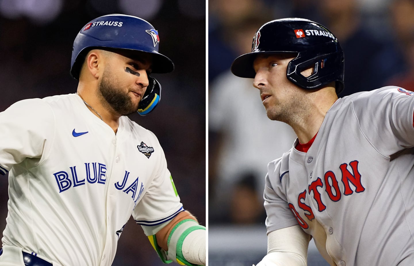 More than two months after the World Series, the Red Sox have yet to sign a free agent. Will Bo Bichette (left) or Alex Bregman be the first?