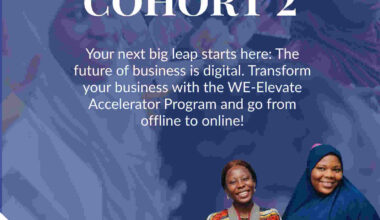 Call for Applications: WE-Elevate Accelerator Program for Women