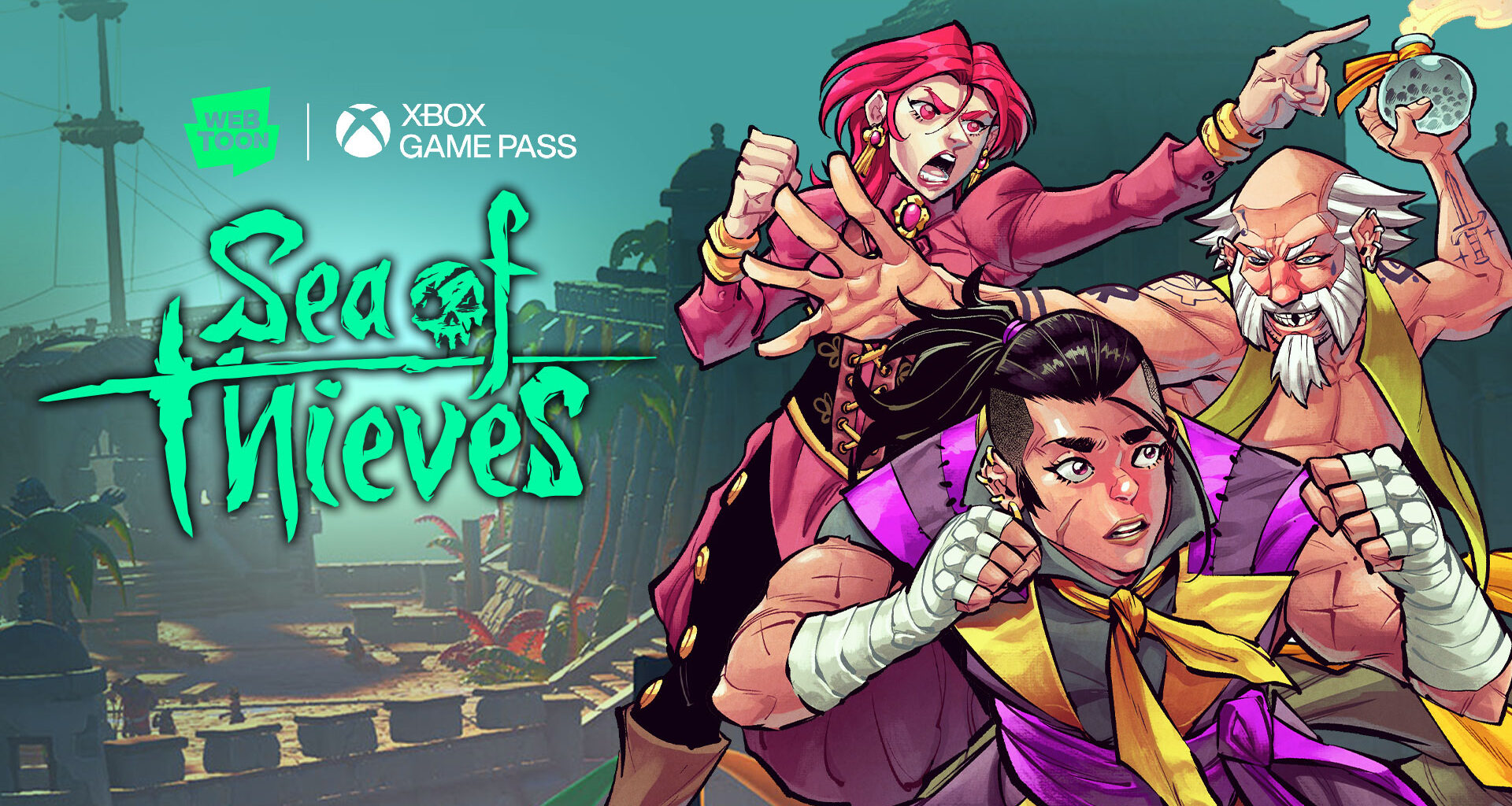 Webtoon x Sea of Thieves Hero Image