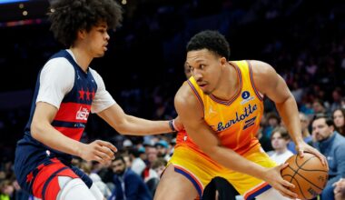 Hornets post 119-115 win over young Wizards, whose starting 5 had an average age of 20.64 years