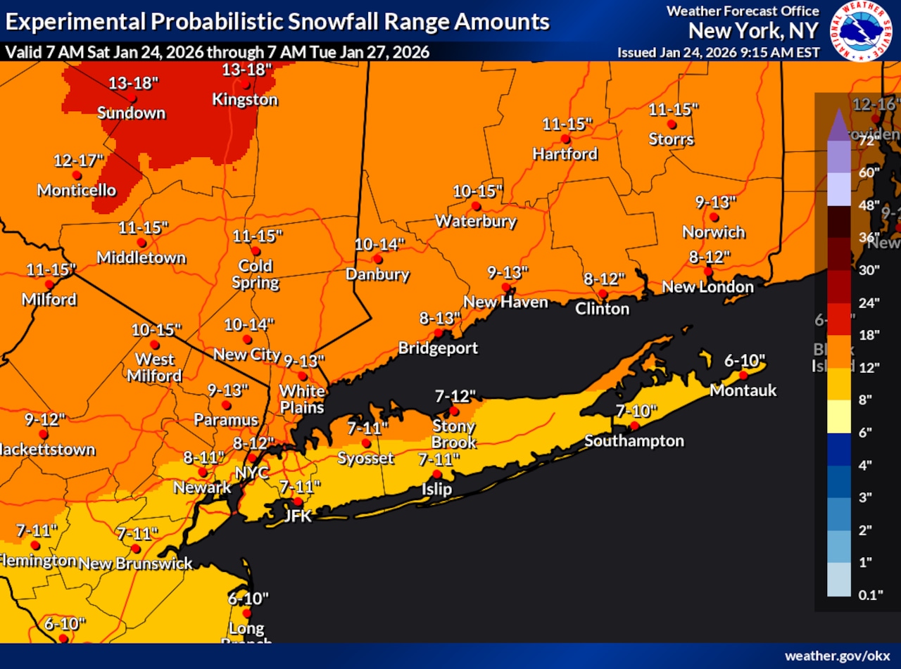 NJ snow forecast update