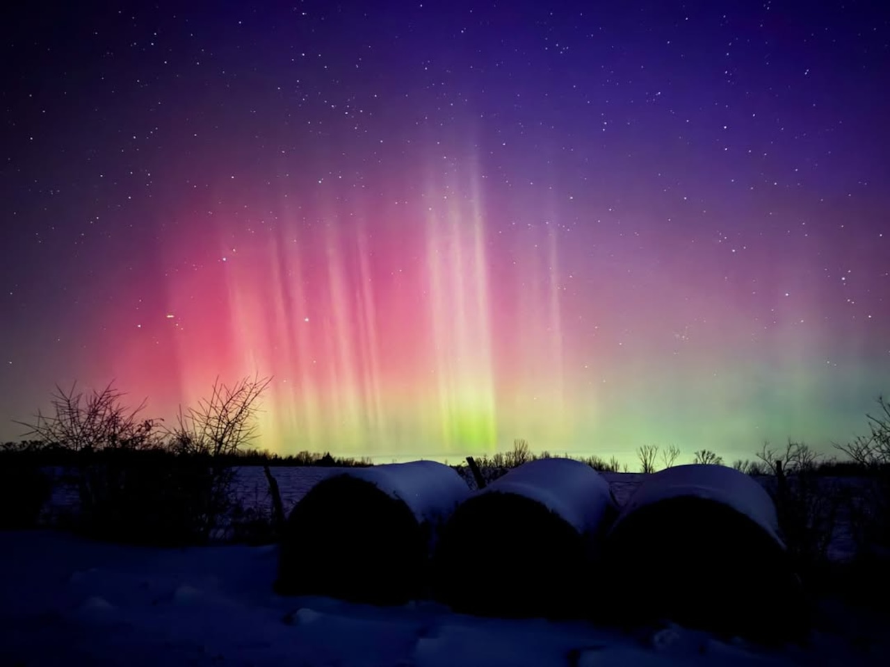 Northern lights over Upstate NY 2026
