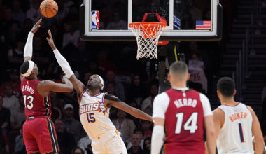 Adebayo scores 29, Heat waste 20-point lead before rallying to top Suns 127-121