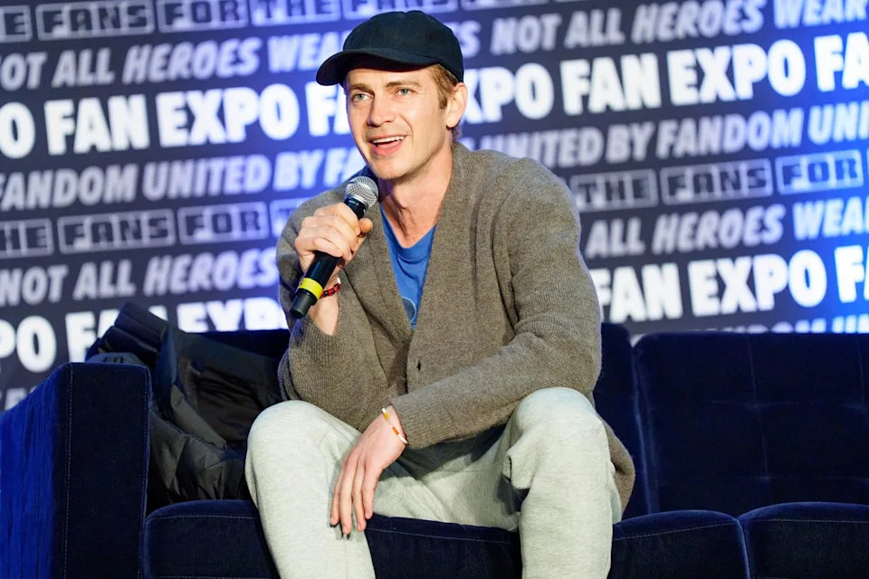 Erika Goldring/Getty Hayden Christensen at Fan Expo New Orleans in 2026