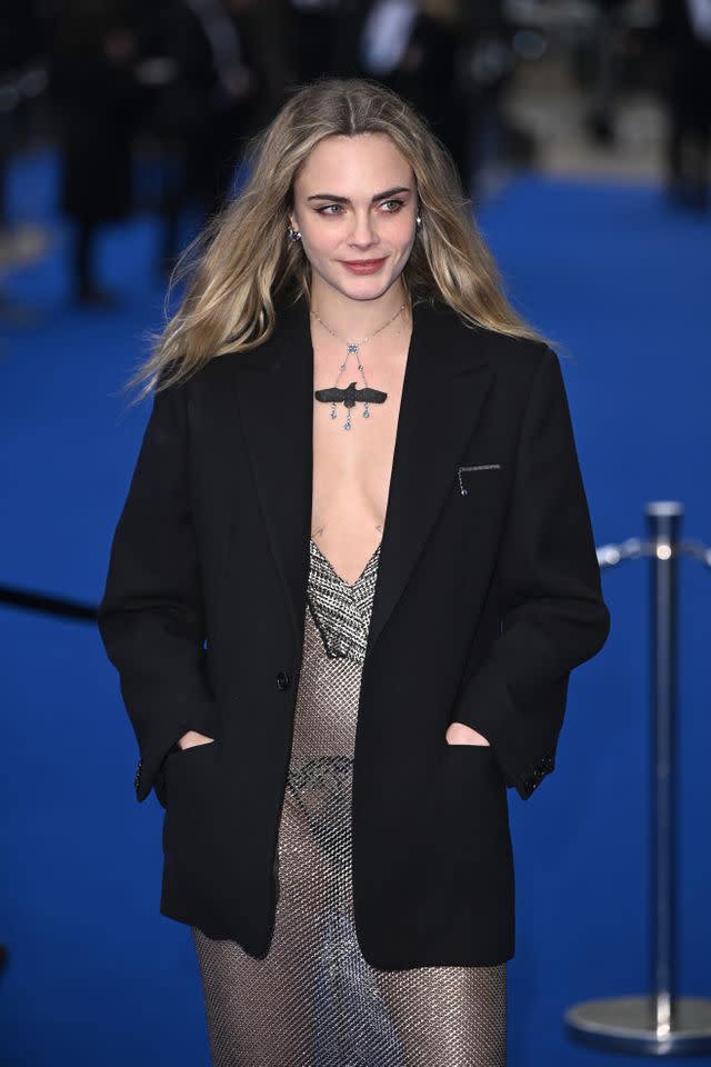 Getty Images Cara Delevingne attends the London premiere of 'Ocean With David Attenborough.'