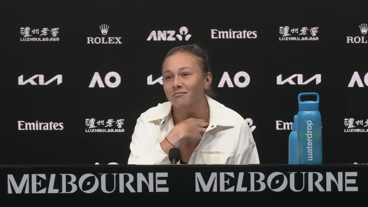 Amanda Anisimova shuts down reporter's question