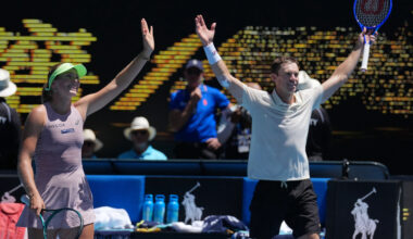 Olivia Gadecki and John Peers repeat as Australian Open mixed doubles champions