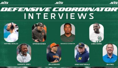 Jets Complete First Round of Interviews for Defensive Coordinator Position