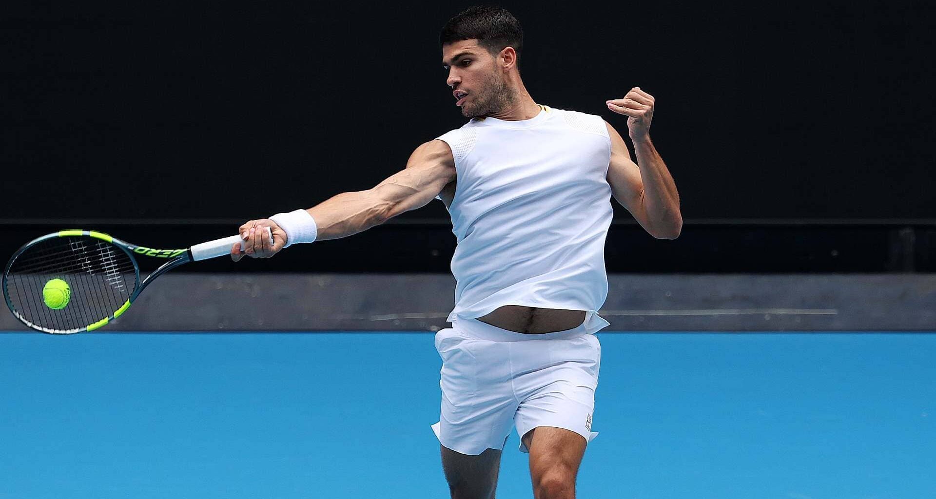 Carlos Alcaraz is chasing his maiden Australian Open title.