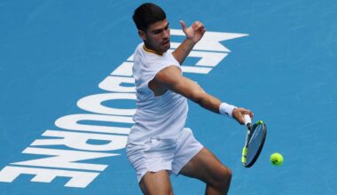 Top seed Carlos Alcaraz is chasing his first Australian Open title.
