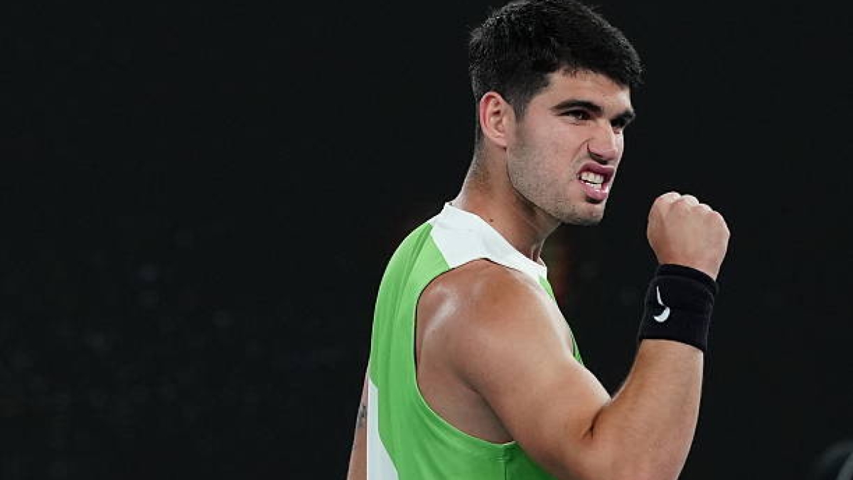 Alcaraz talks about finding balance.