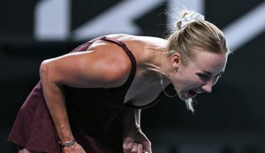 Anastasia Potapova, comeback at the Australian Open. Photo: gettyimages