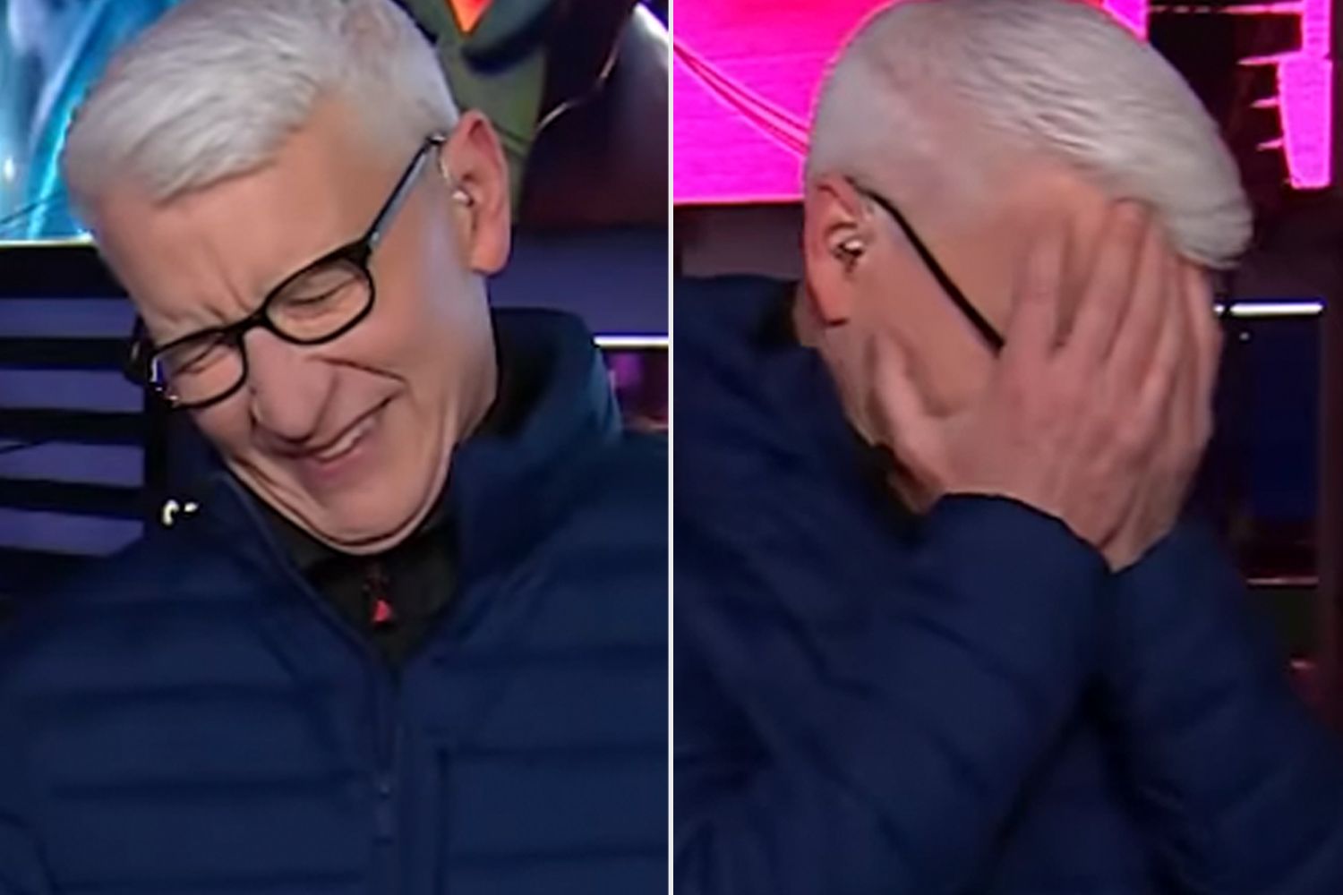 Anderson Cooper Can't Stop Laughing Reading Taylor Swift's 'Wood' on NYE