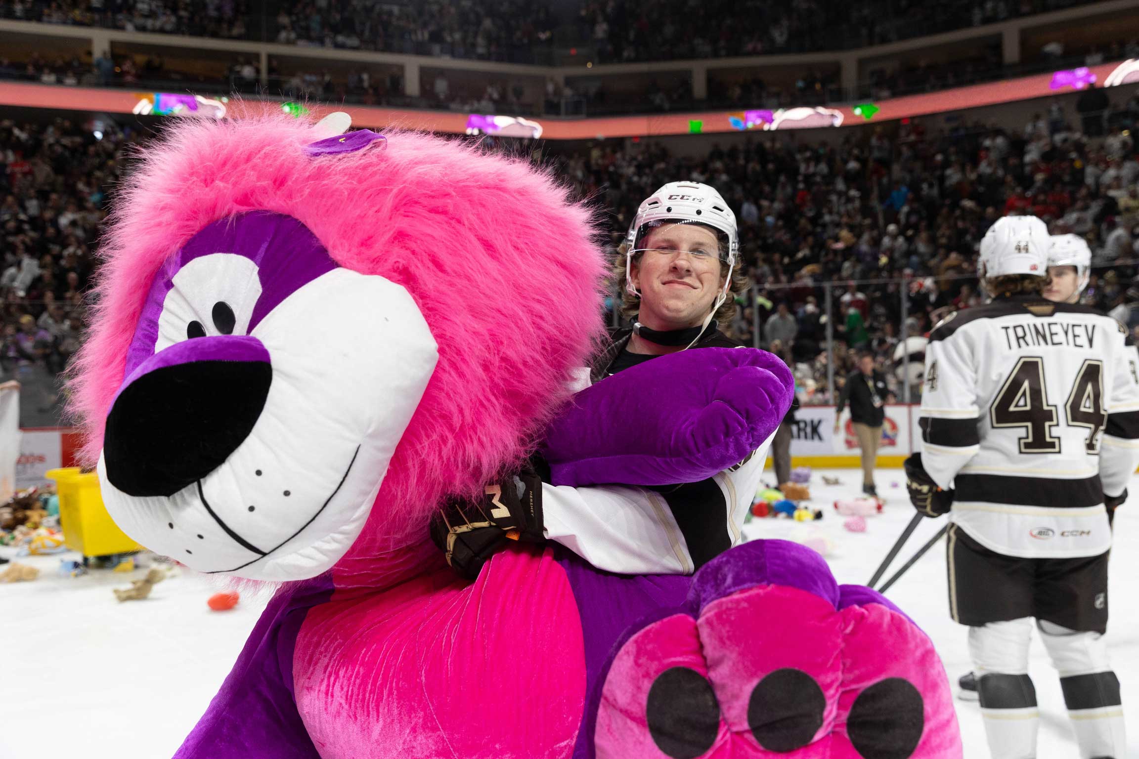 Andrew Cristall at the Teddy Bear Toss