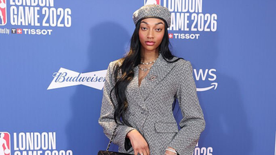 "Gorgeous sharp shooter" - WNBA star Angel Reese turns heads at NBA London Game 2026 with stunning gray-coded outfit