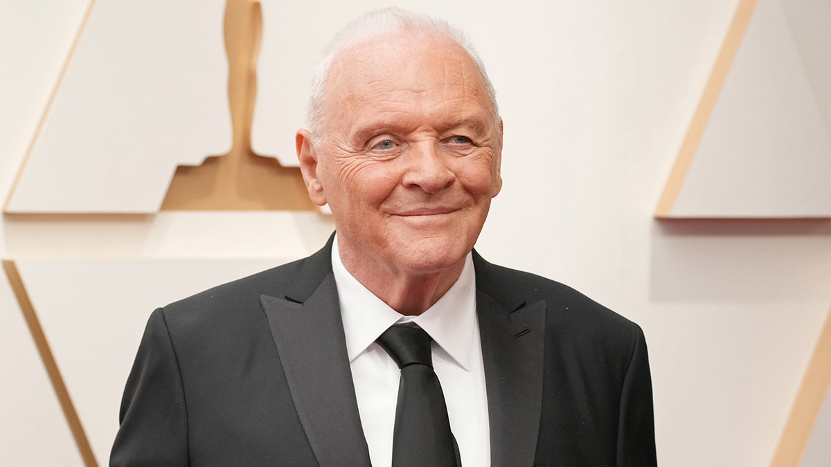 Anthony Hopkins at the 94th Academy Awards in Las Angeles in March 2022.