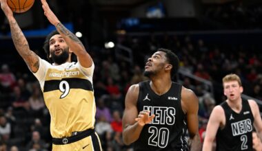 Champagnie leads Wizards to 119-99 win over Nets