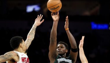 Edwards has 26 points to help Wolves beat Heat 122-94