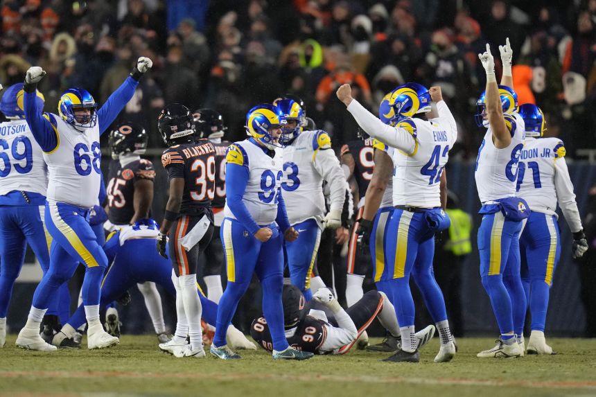 The Los Angeles Rams came out on top of the Chicago Bears in overtime.