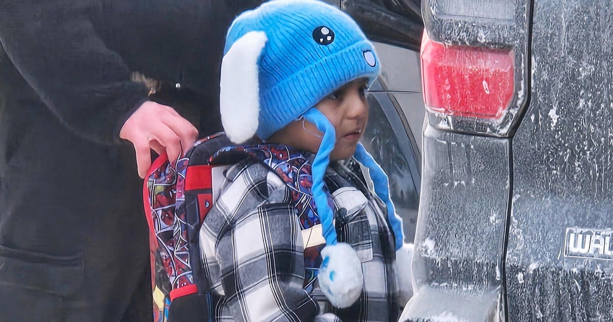 Liam Conejo Ramos, 5, detained by an ICE officer