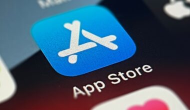 App Store icon on iPhone screen