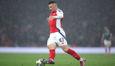 LONDON, ENGLAND: Maldini Kacurri of Arsenal during the Carabao Cup Third Round match between Arsenal and Bolton Wanderers at Emirates Stadium on Se...