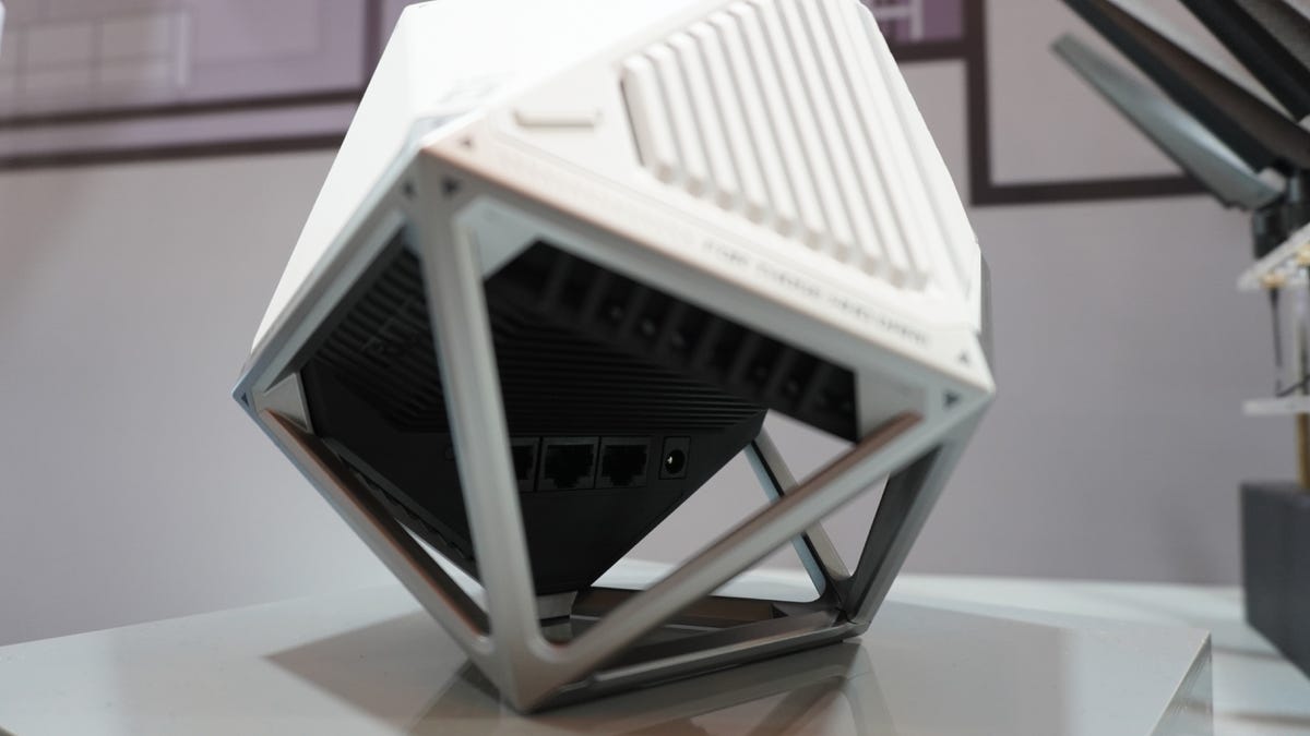 Asus gave us a first look at its Wi-Fi 8 router at CES, and it's nothing we could've expected