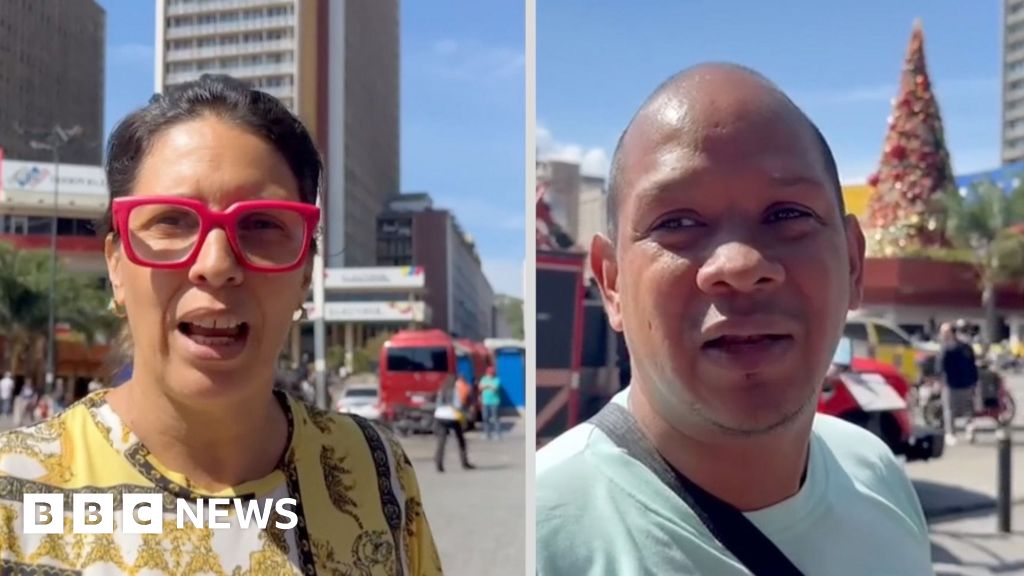 'It seems unjust to me' - views from Caracas on Maduro's seizure - BBC