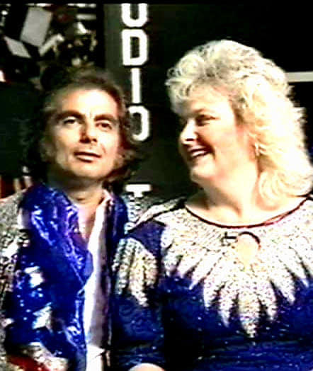 The real-life Mike Sardina and Claire Sardina during their time performing as Lightning & Thunder. claire.sardina/Facebook