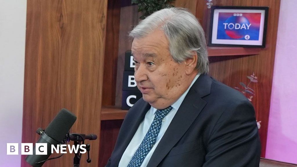 US believes its power matters more than international law, UN chief António Guterres tells BBC