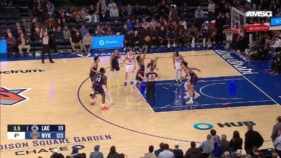 Towns bounces back with strong game as the Knicks beat the Clippers 123-111 to snap a 4-game skid