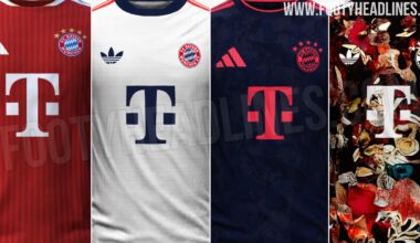 Bayern München 26-27 Home, Away, Third & Fourth Kits Leaked