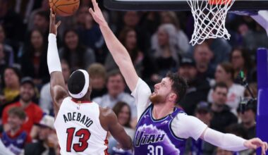 Adebayo's 26 points and 15 rebounds lead Heat to dominant 147-116 win over Jazz :: WRAL.com