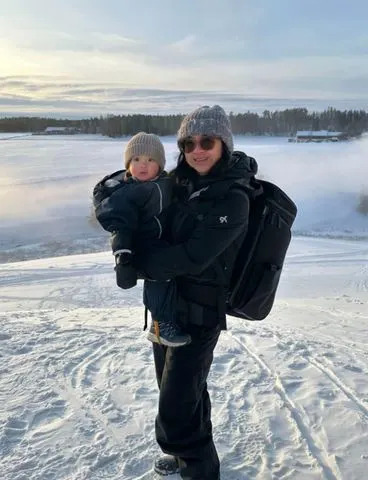 Dammylene Natnat Dammylene Natnat with her son Colin