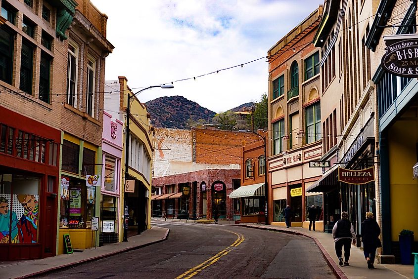 Main Street in Bisbee. 