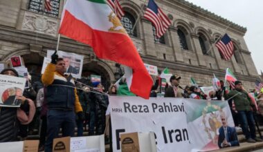 Dozens gather in Boston in solidarity with Iranian protesters, calling the violence a "a nightmare"