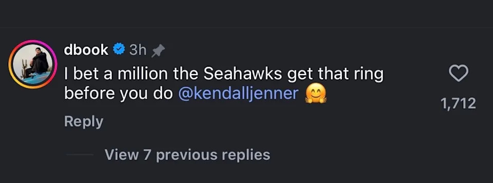 Devin Booker jokingly bets that the Seahawks will win a championship before Kendall Jenner does