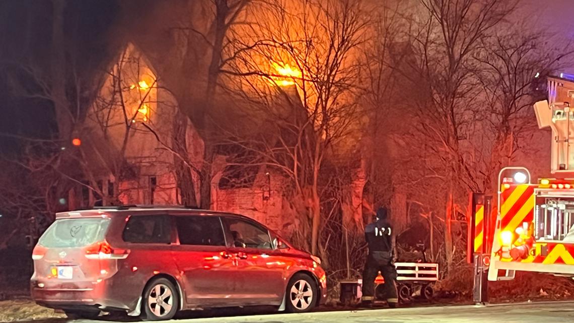 9 people, 5 animals displaced by house fire on Indy's near northwest side