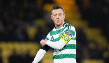 Celtic starting XI for today's match against Rangers