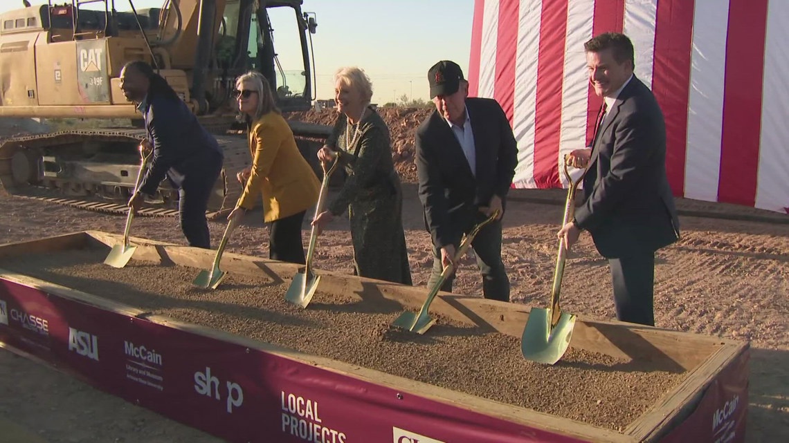 Arizona leaders break ground on John McCain Library and Museum at ASU