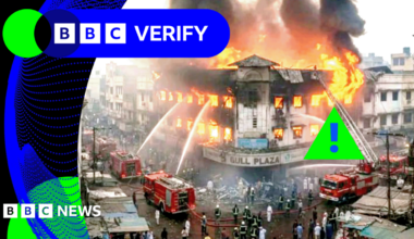BBC Verify: AI being used to fake images of Karachi mall fire that killed at least 21
