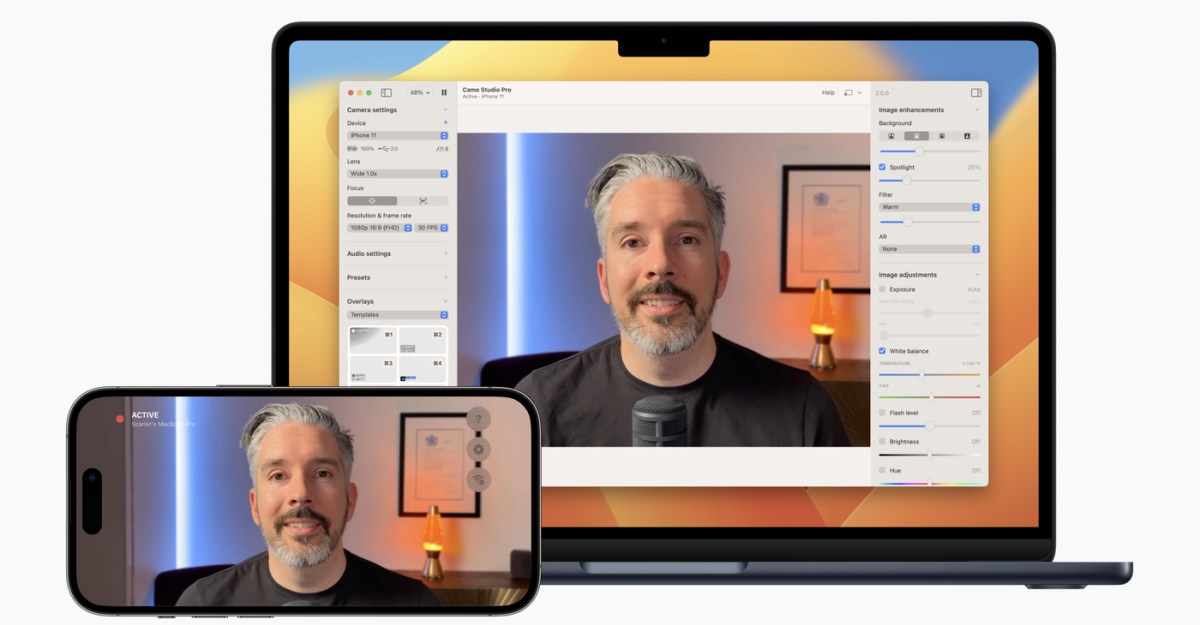 An app developer is suing Apple for Sherlocking it with Continuity Camera