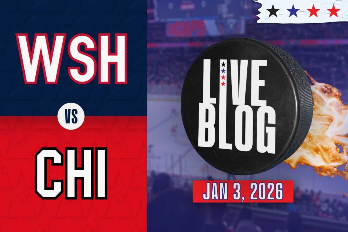 Live updates: Washington Capitals vs Chicago Blackhawks at Capital One Arena