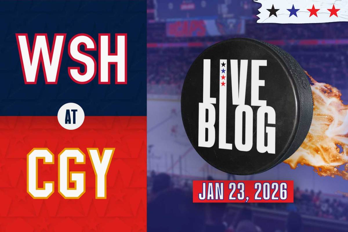 Live updates: Washington Capitals vs Calgary Flames at Scotiabank Saddledome