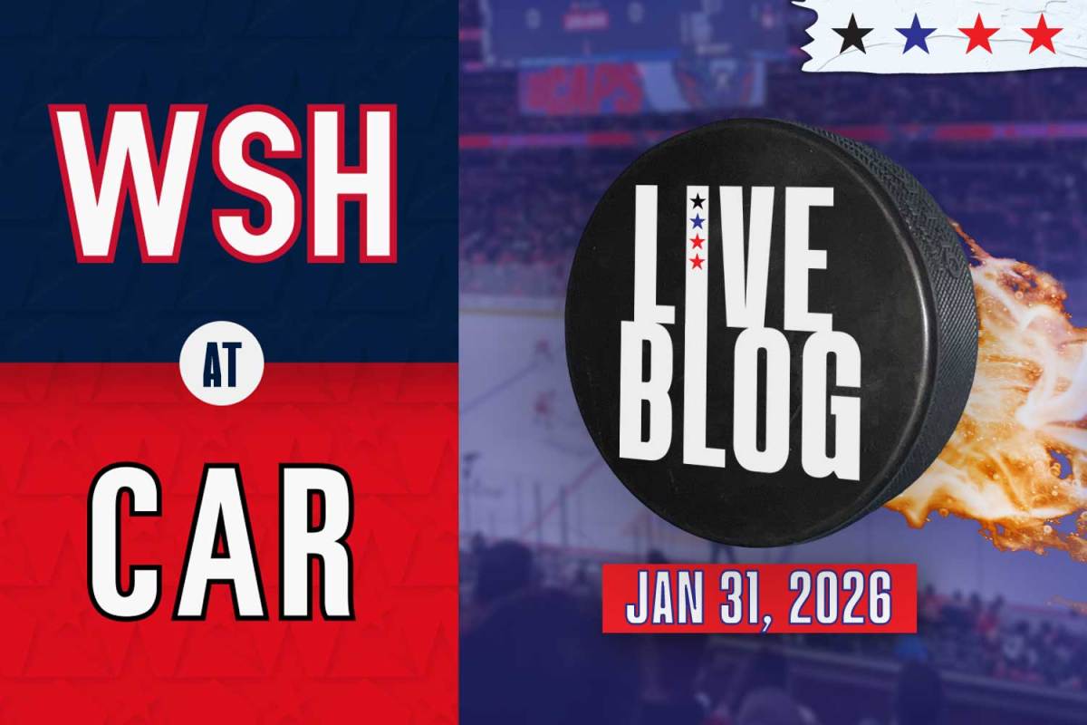 Live updates: Washington Capitals vs Carolina Hurricanes at Capital One Arena