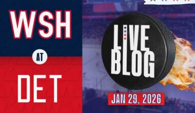 Live updates: Washington Capitals vs Detroit Red Wings at Little Caesars Arena
