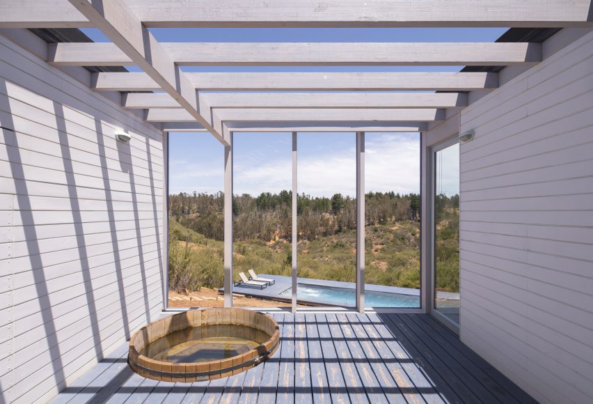 Deck on Chilean home