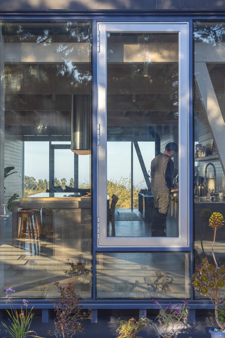 Window into Chilean house