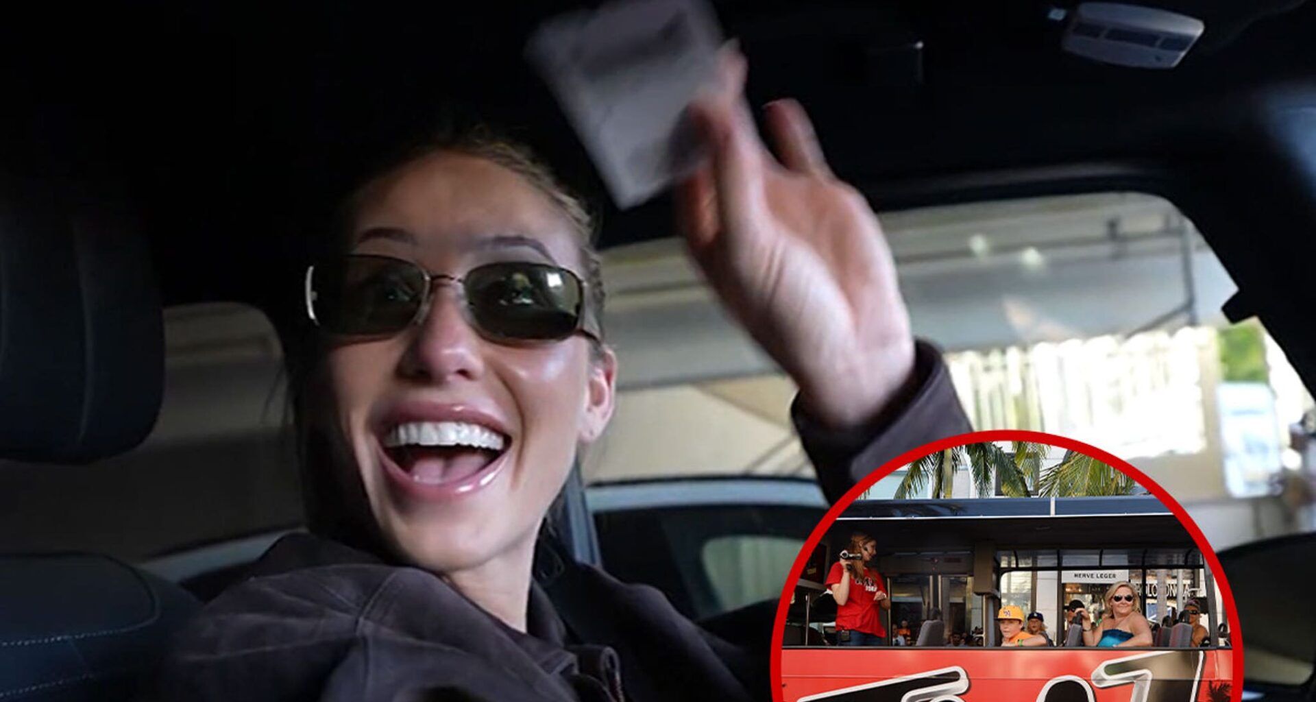 Alix Earle Hopped on TMZ Tour Bus to Dodge Pics Outside Plastic Surgeon's Office
