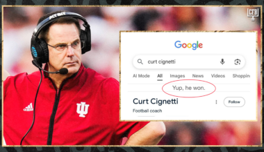 Curt Cignetti Honored by Google With Search Feature in Video After Indiana's CFP Title Win